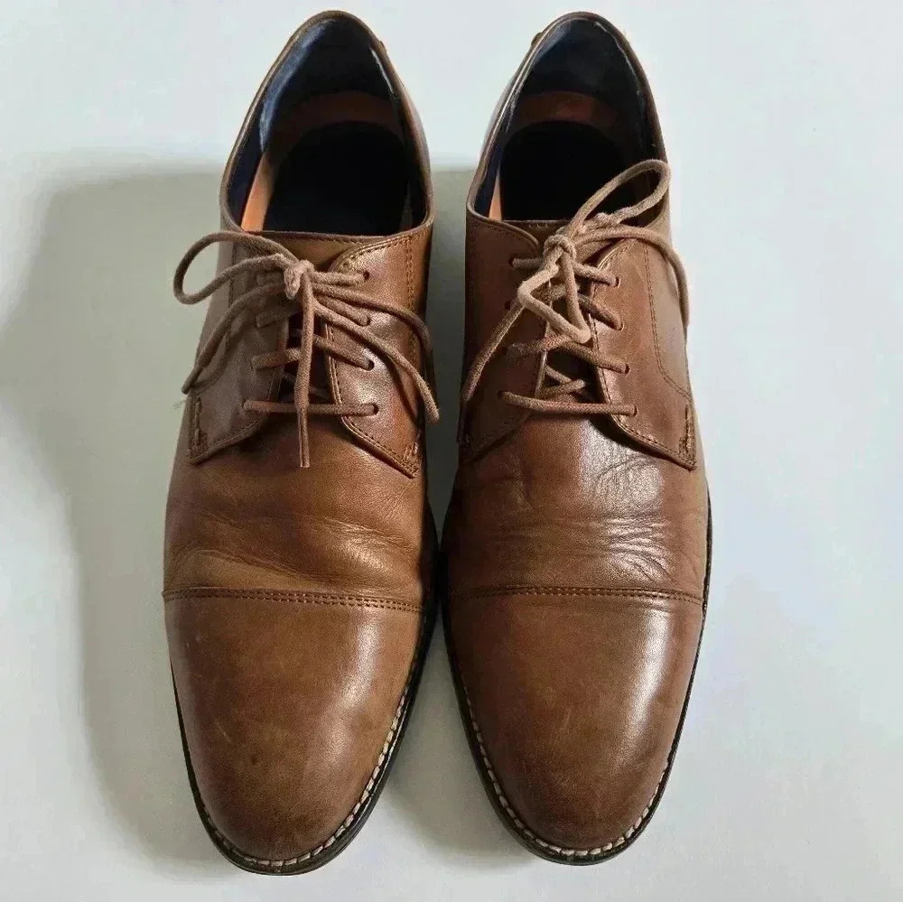 Cole Haan Lenox Hill Cap Oxford shoes mens sz 10 - Picture 2 of 9